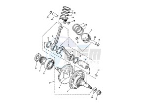 XVS DRAG STAR 250 drawing CRANKSHAFT PISTON