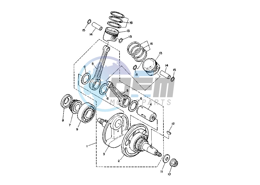 CRANKSHAFT PISTON