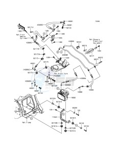 ZZR1400 ABS ZX1400FFF FR GB XX (EU ME A(FRICA) drawing Brake Piping