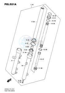 UH200 BURGMAN EU drawing FRONT FORK DAMPER