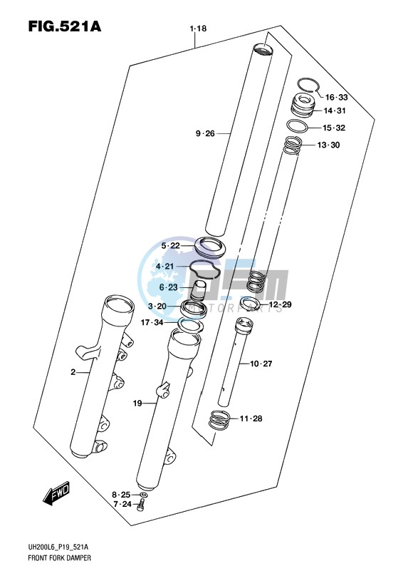 FRONT FORK DAMPER