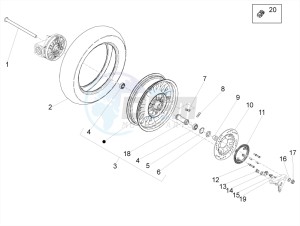 V9 Roamer 850 (APAC) drawing Achterwiel