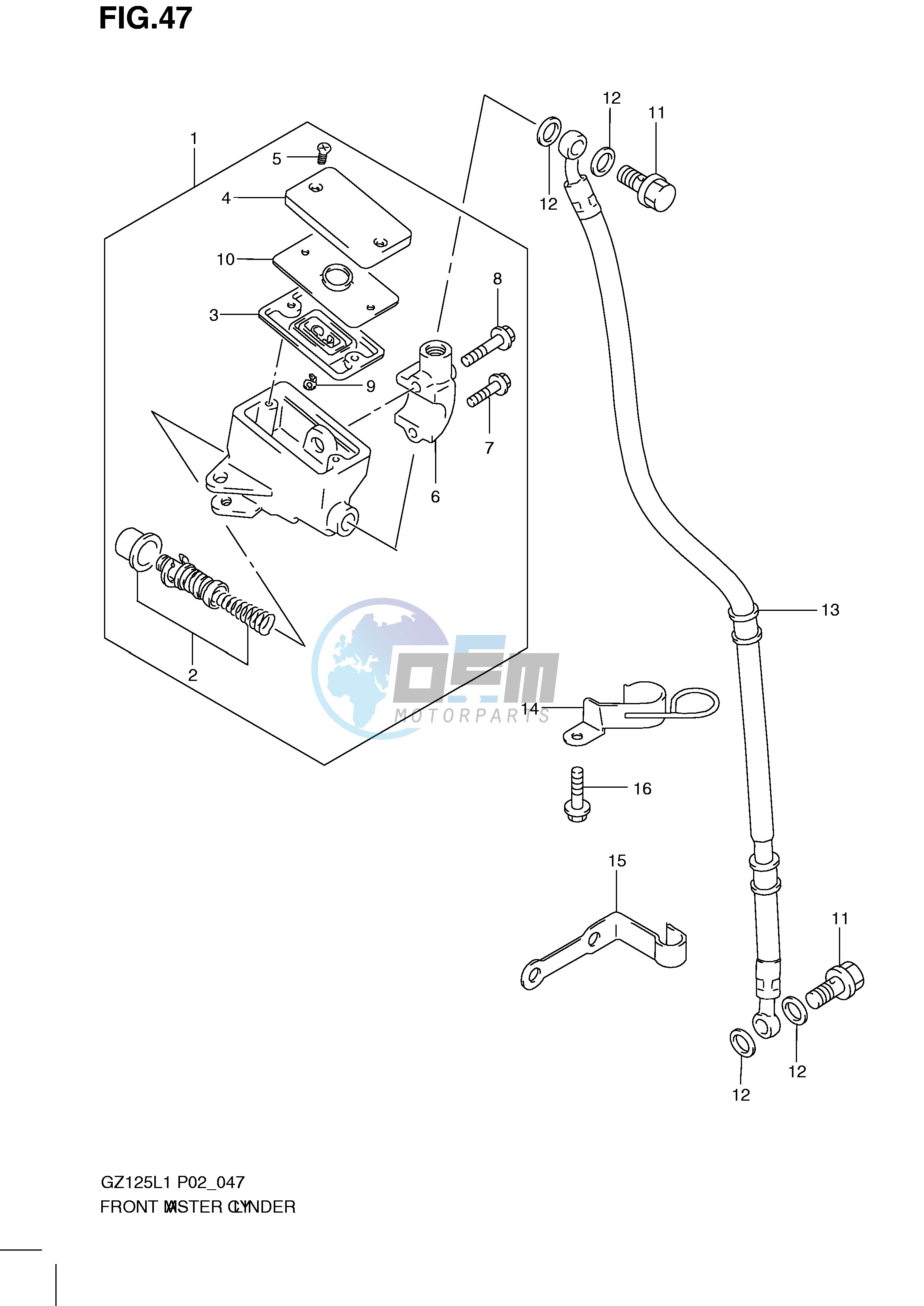 FRONT MASTER CYLINDER