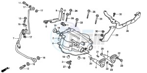 CN250 drawing CYLINDER HEAD COVER