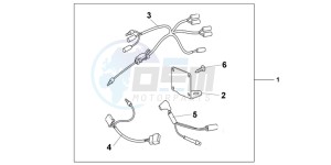 SH300C drawing GRIP HEATER ATT.