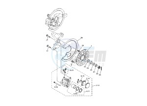 ATV 660 drawing FRONT BRAKE