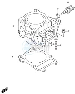 GSX-S125 drawing CYLINDER