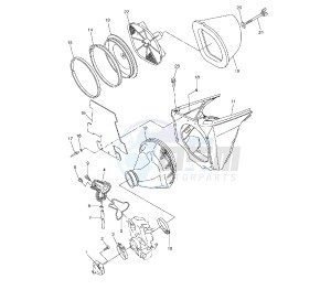 YZ F 250 drawing INTAKE