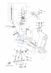 XTZ690D-B TENERE 700 (BEH2) drawing FRONT MASTER CYLINDER