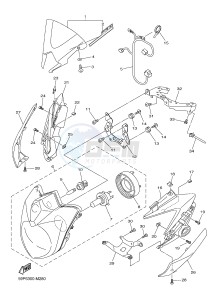 FZ8-N ABS 800 FZ8 (NAKED, ABS) (59P6) drawing HEADLIGHT