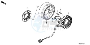 TRX500FAD TRX500FA Europe Direct - (ED) drawing GENERATOR