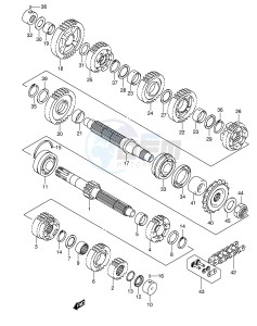 GSX1300R (E2) Hayabusa drawing TRANSMISSION