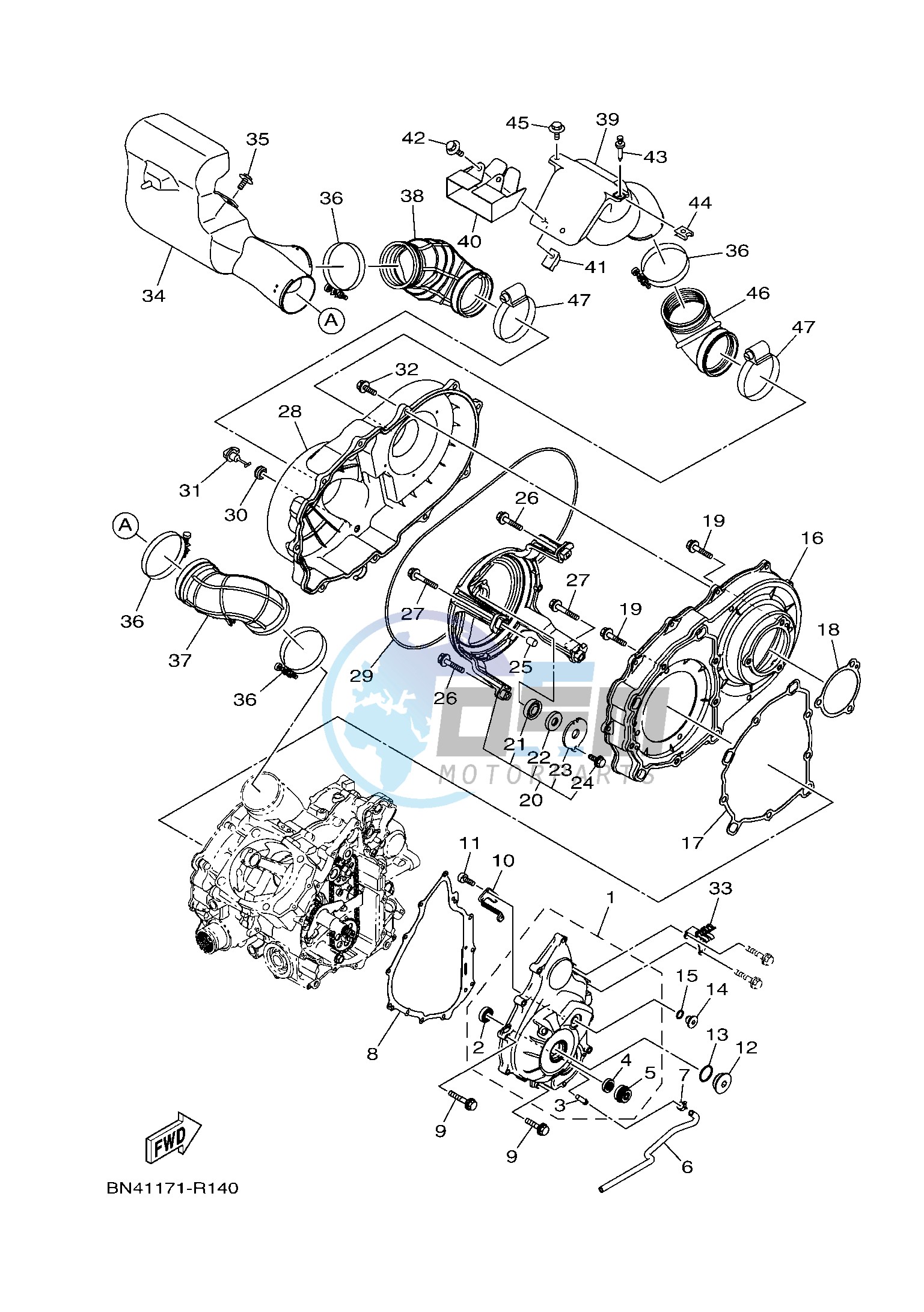 CRANKCASE COVER 1