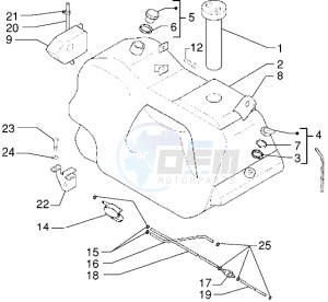 X9 125 drawing Fuel Tank