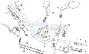 NA 850 Mana drawing Handlebar - Controls