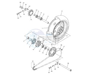 FZ1-NA 1000 drawing REAR WHEEL