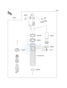 KLX 300 A [KLX300R] (A7-A9) [KLX300R] drawing SHOCK ABSORBER-- S- -