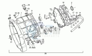 California III 1000 Carburatori Carburatori drawing Transmission cage