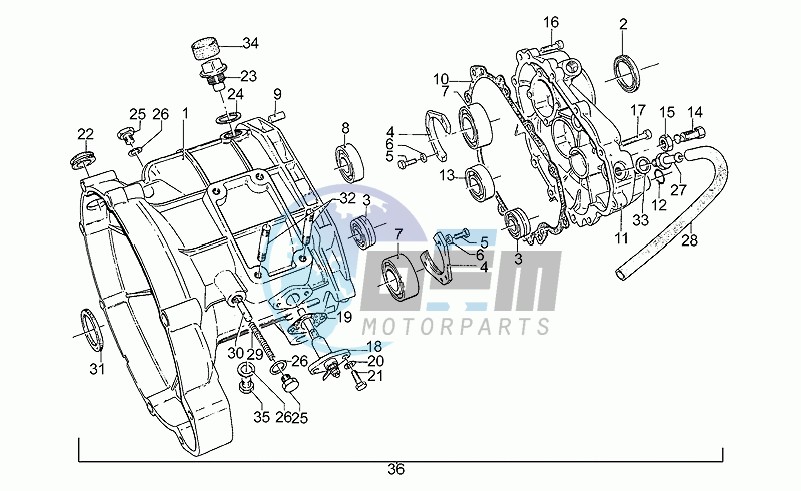 Transmission cage