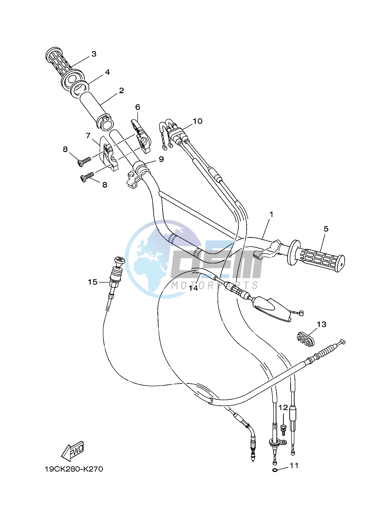 STEERING HANDLE & CABLE