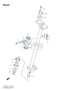 LT-F250 (E17) drawing STEERING SHAFT