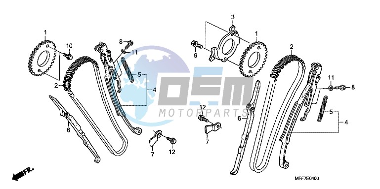 CAM CHAIN/TENSIONER