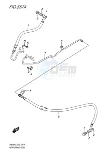 AN650Z ABS BURGMAN EXECUTIVE EU-UK drawing REAR BRAKE HOSE