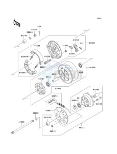 BN 125 A [ELIMINATOR 125] (A6F-A9F) A6F drawing REAR WHEEL_CHAIN