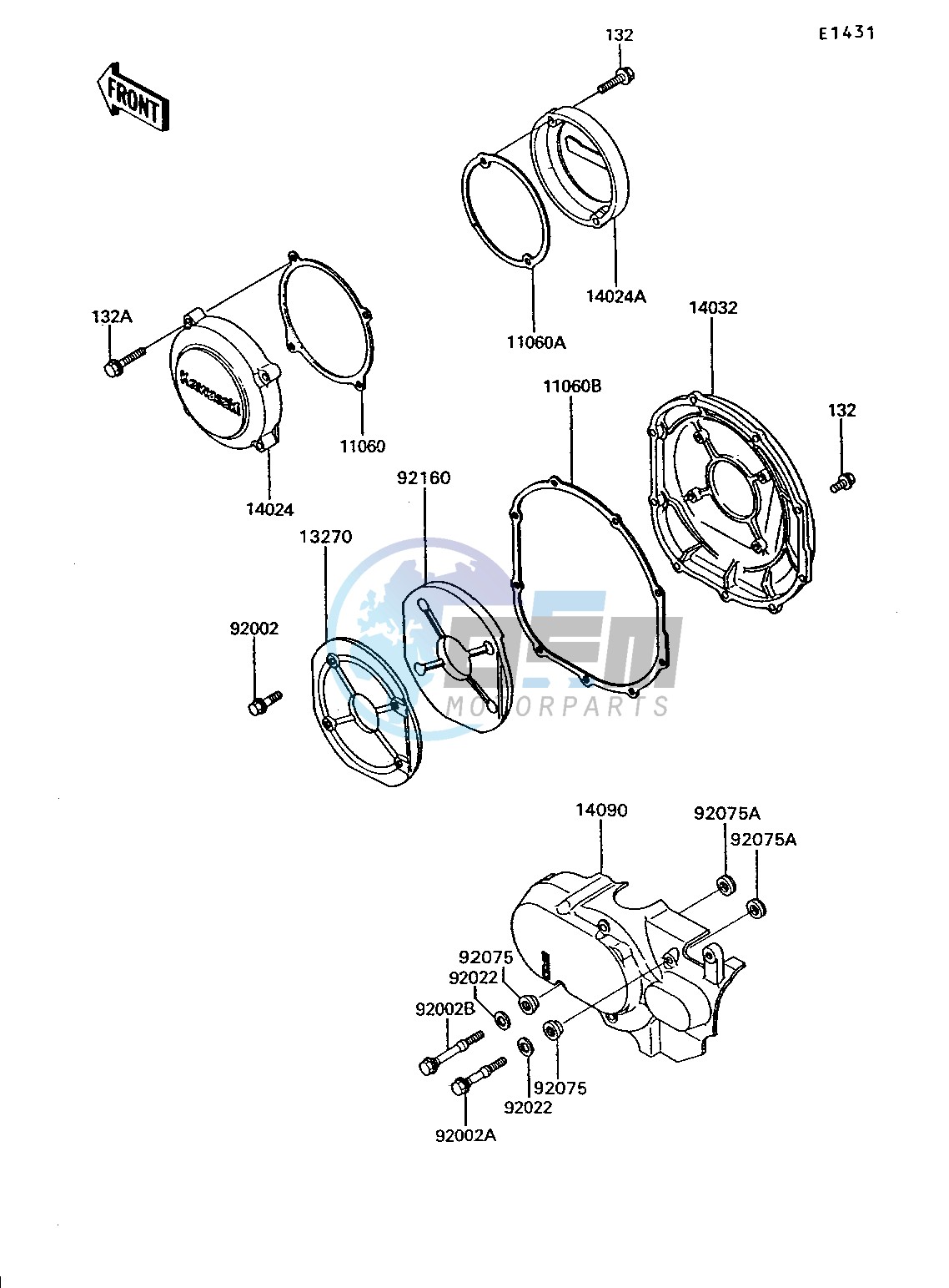 ENGINE COVER-- S- -