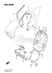 VZR1800BZ BOULEVARD EU drawing HEADLAMP COVER (FOR BBD)