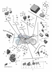 YZF1000D YZF-R1M (B4S6) drawing ELECTRICAL 2