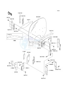 VN 1500 L [VULCAN 1500 NOMAD FI] (L2-L4) [VULCAN 1500 NOMAD FI] drawing COWLING