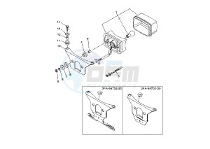 YFA BREEZE 125 drawing TAILLIGHT