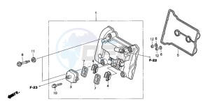 FJS600 SILVER WING drawing CYLINDER HEAD COVER