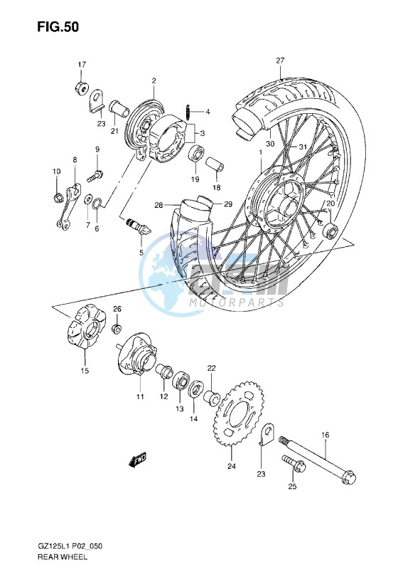 REAR WHEEL L11