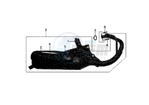 MASK EU2 - 50 cc drawing EXHAUST