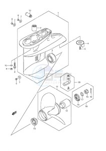 DF 50A drawing Gear Case