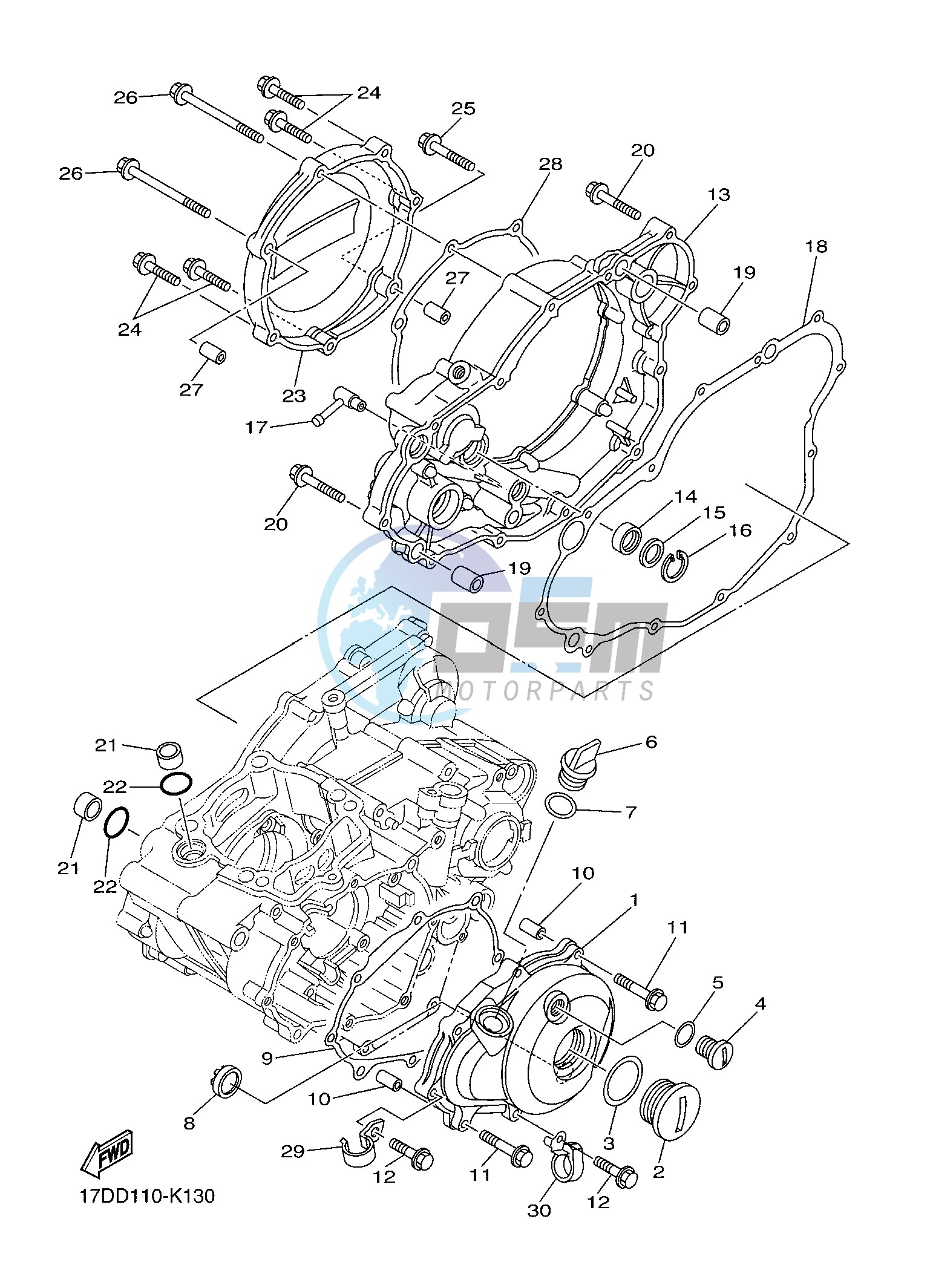 CRANKCASE COVER 1