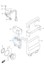 DF 115A drawing PTT Switch/Engine Control Unit