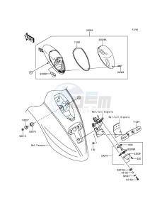 VULCAN 900 CLASSIC VN900BGFA GB XX (EU ME A(FRICA) drawing Taillight(s)