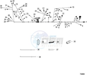 PASSING 125 drawing Electrical Engine Harness