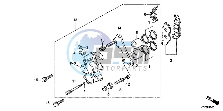 FRONT BRAKE CALIPER