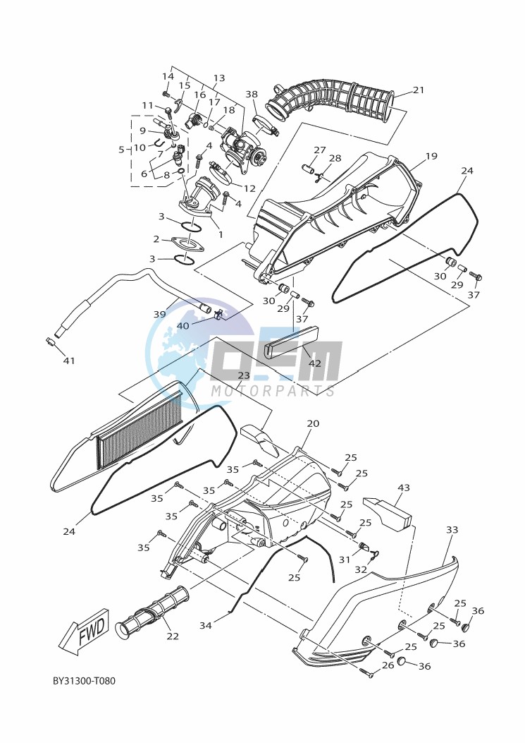 REAR BRAKE CALIPER