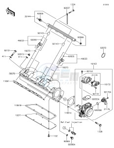 JET SKI STX-15F JT1500AJF EU drawing Throttle