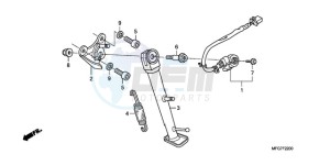 CB600F39 Europe Direct - (ED / ST 25K) drawing STAND