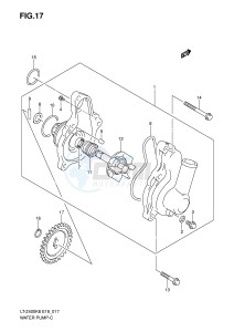 LT-Z400 (E19) drawing WATER PUMP