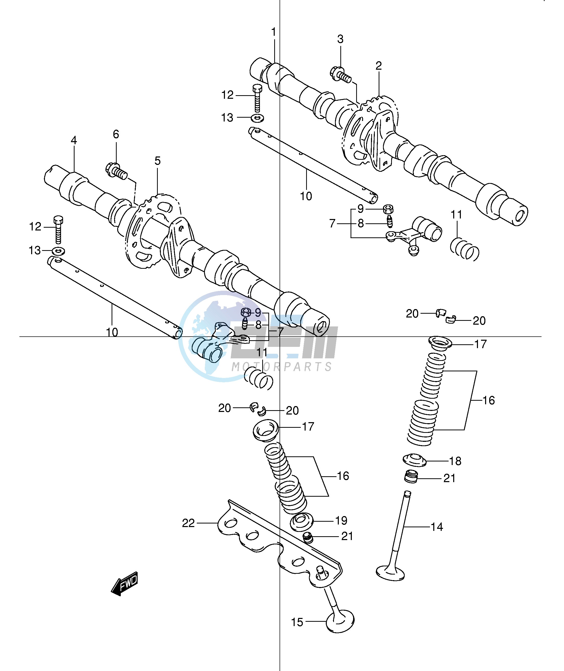 CAM SHAFT - VALVE