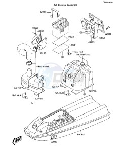 JS 300 B [JS300] (B3) [JS300] drawing HULL FITTINGS