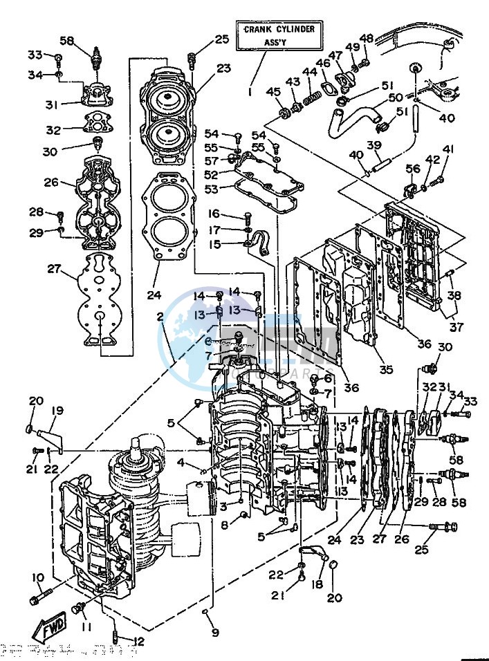 CYLINDER--CRANKCASE