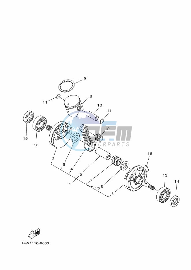 CRANKSHAFT & PISTON